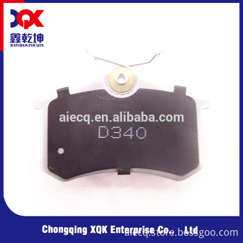 2016 Wholesale high quality car brake pad cheap price semimetal auto brake pad